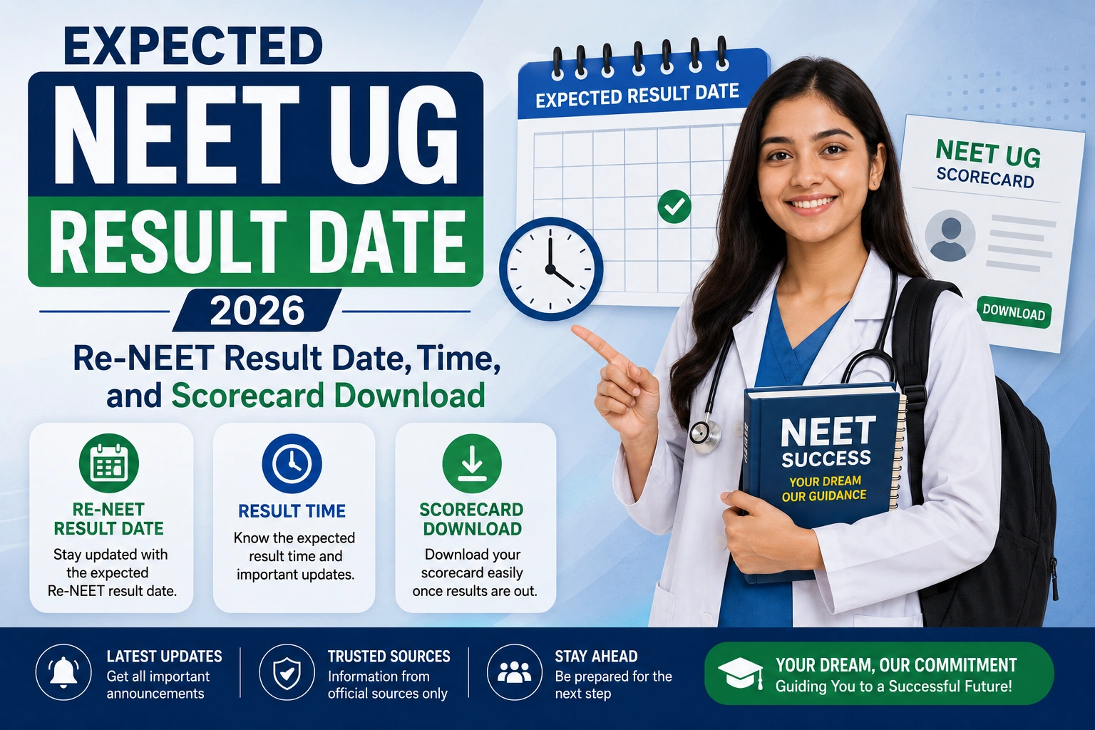 Expected NEET UG Result Date 2026-Re-NEET Result Date, Time, and Scorecard Download